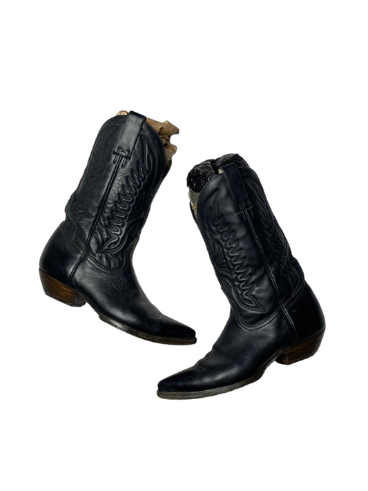Vintage leather nocona boots western cowboy